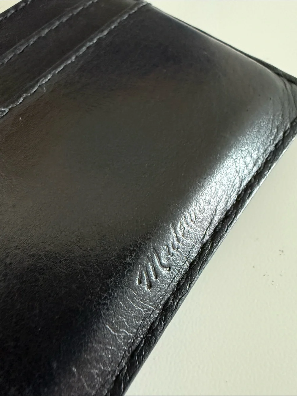 MOVING SALE | Women’s Madewell 100% Leather “The Card Case” Black Card Holder